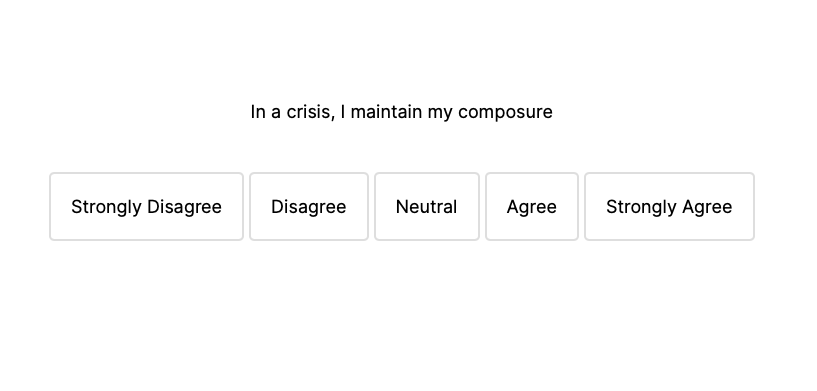 Bryq Personality Traits Sample Question