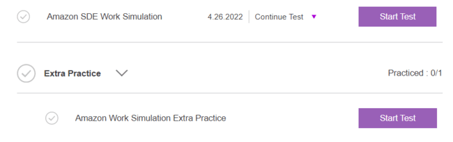 Amazon SDE Work Simulation Practice JobTestPrep