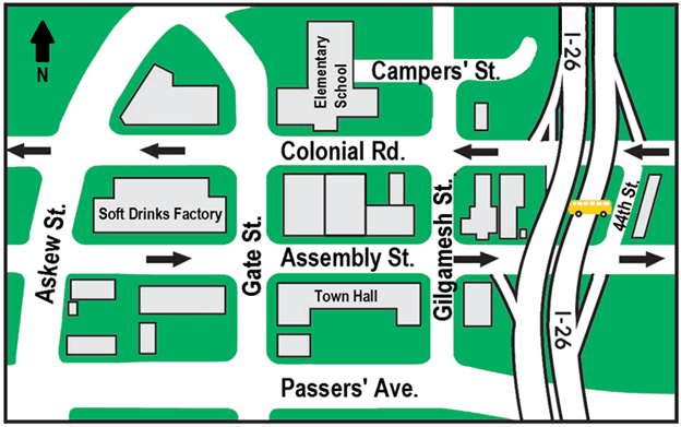 police exam spatial orientation sample