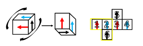 cube folding answer