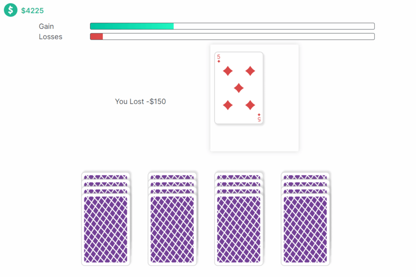 Pymetrics Card Game Example